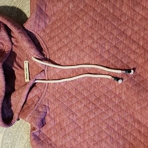 Marine Layer Corbet Hoodie in Pink Heather Sz M